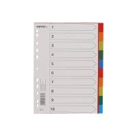 NOVOOO Register PP A4 40982 multicolor 10-teilig