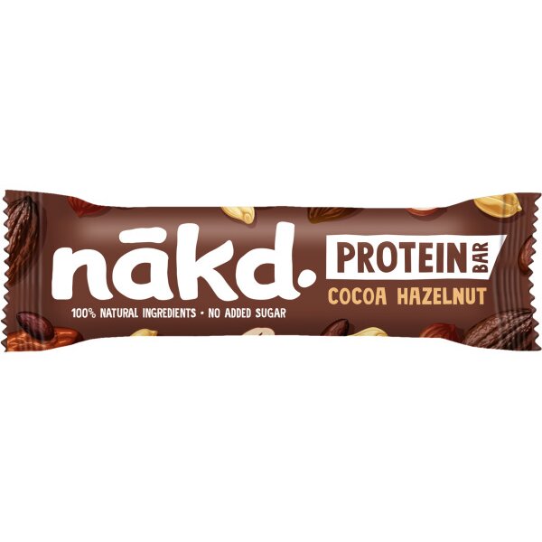 NAKD Barres prot&eacute;in&eacute;es 10538 Cocoa Hazelnut 44g, 16 pcs.