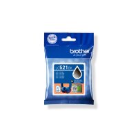 BROTHER Tintenpatrone schwarz LC-521BK DCP-J1360DW 500...