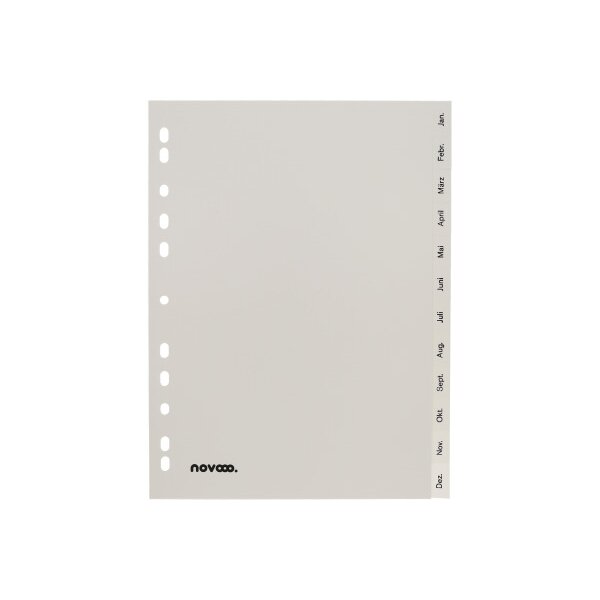 NOVOOO Répertoires PP A4 41002 blanc Jan-Déc FR
