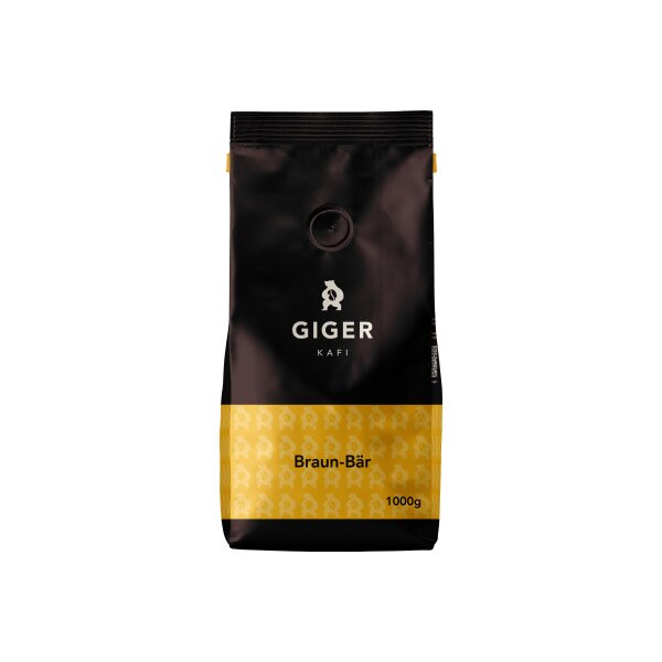 GIGER Braun-B&auml;r 1kg 10.01676 Bohnenkaffee