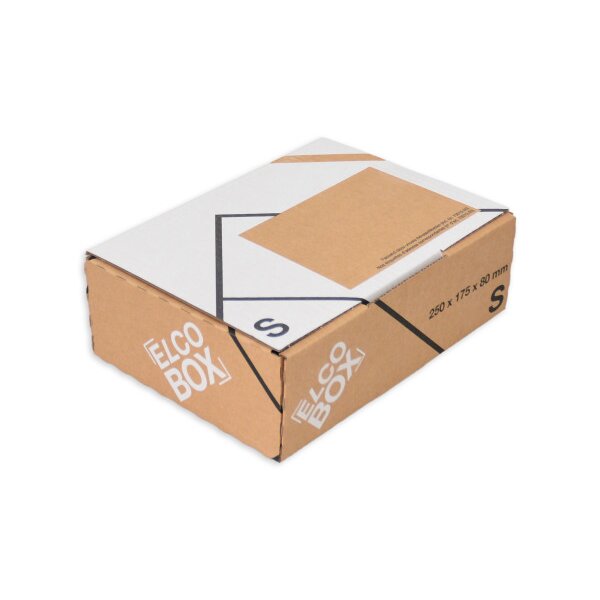 ELCO Emballage denvoi S 28832.25 marron/blanc 250x175x80mm