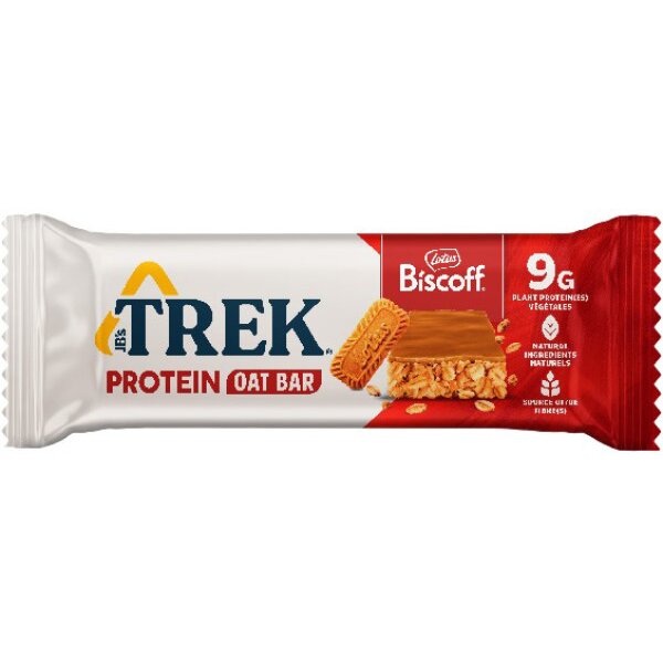 TREK Protein Haferriegel 12544 Biscoff 50g, 3 Stk.