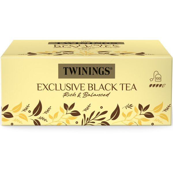 TWININGS Exklusiv Black Tea 100018019 Sachets 2g, 100 pcs.