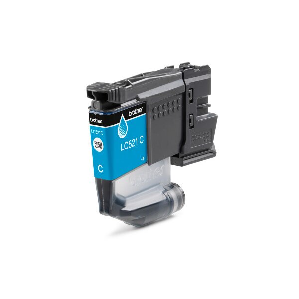BROTHER Cartouche dencre cyan LC-521C DCP-J1360DW 500 pages
