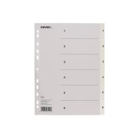 NOVOOO Register PP A4 40996 weiss 1-6