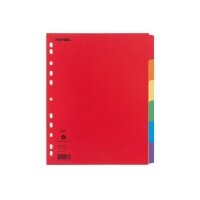 NOVOOO Kartonregister A4+ 40640 intensiv 6-teilig