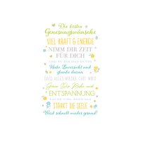 ABC Glückwunscharte Genesung DE B6 52300 Gute...