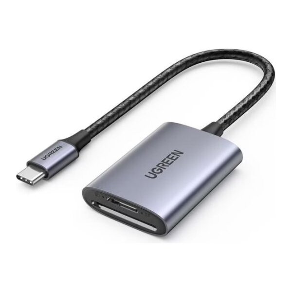 UGREEN Memory Card Reader 80888B USB-C to SD/TFAlu Case (BB)