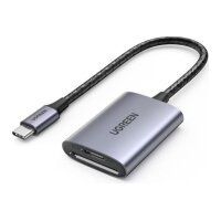 UGREEN Memory Card Reader 80888B USB-C to SD/TFAlu Case (BB)