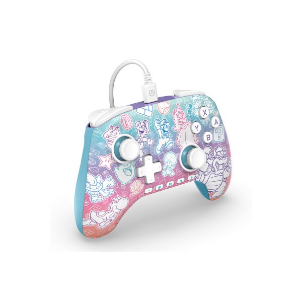 POWER A Advantage Wired Controller NSGP0526-01 NSW2, Mushroom Kingdom