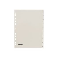 NOVOOO Répertoires PP A4 40997 blanc 1-10