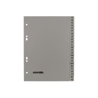 NOVOOO Register PP A5 40978 grau A-Z 24tlg.
