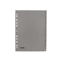 NOVOOO Register PP A4 40956 grau A-Z 24tlg.