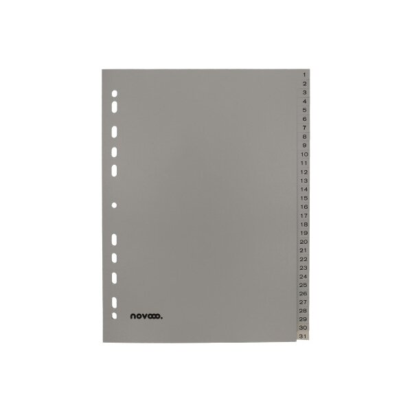 NOVOOO Répertoires PP A4 40943 gris 1-31
