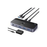 UGREEN Sharing Switch Box 25098 BB 2 In 4 Out, USB C, BB