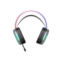 DELTACO GAMING Headset DH230 RGB GAM-186 Semi-transp.Headband,Earcups