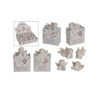 ROOST Schutzengel in Tüte 3x5cm 10024324 weiss/gold,...