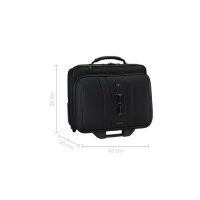 WENGER Wheeled Laptop Case 15.6inch 653631 Legacy Black...