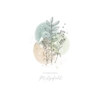 ABC Trauerkarte B6 52009 Zweige