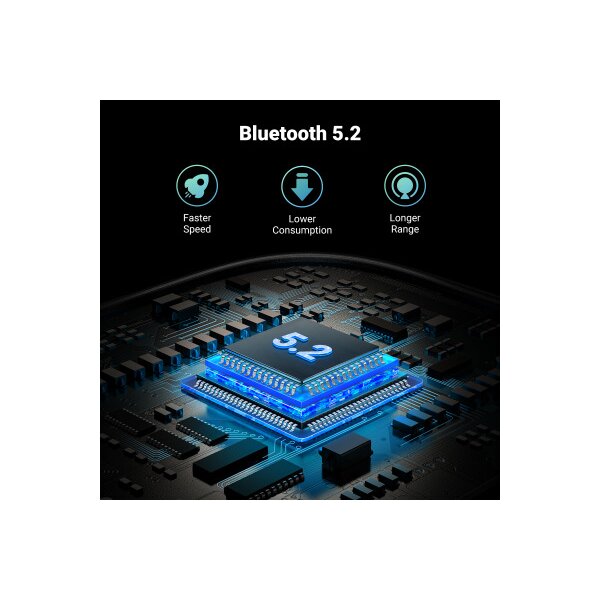 UGREEN Travel Audio Transmitter 35222A TX/RX, BT 5.2, Dual Pairing