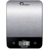 Little balance Küchenwaage c-Happy Genius Inox, USB-C