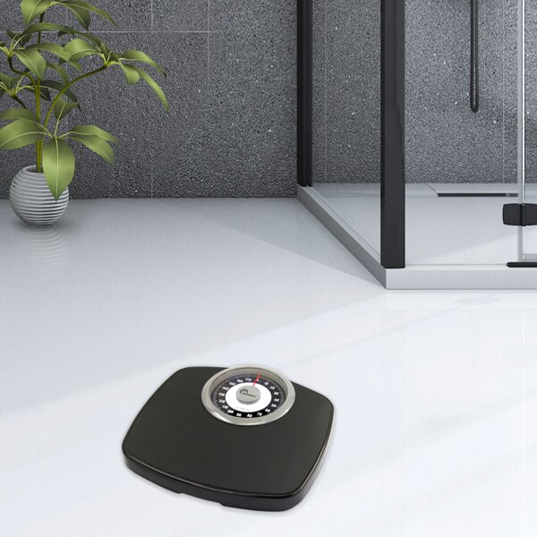 Little balance Analoge Personenwaage Confort 180,schwarz