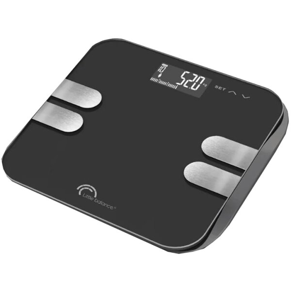 Little balance Digitale Personenwaage Body Wave, schwarz