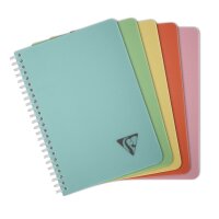 Clairefontaine Spiralbuch LINICOLOR, DIN A5, krapprot