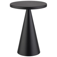 APS Lampe de bureau rechargeable à LED CONE, noir