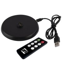 APS Lampe de bureau rechargeable à LED CONE, noir