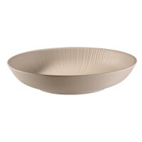 APS Speiseteller NERO tief, Durchmesser: 300 mm, sand