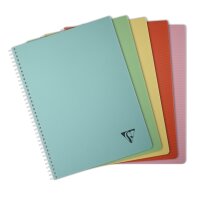 Clairefontaine Spiralbuch LINICOLOR, DIN A4, lagunenblau