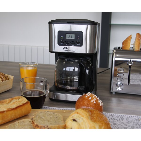 Little balance Kaffeemaschine Caf&eacute; Control, silber schwarz