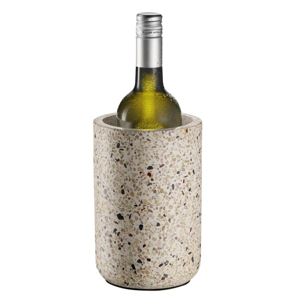 APS Rafraîchisseur de bouteille TERRAZZO, béton, beige