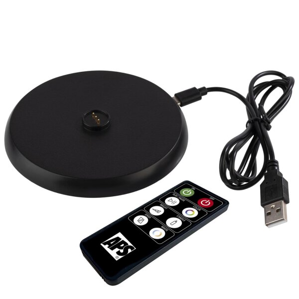 APS Lampe de bureau rechargeable à LED CONE, blanc