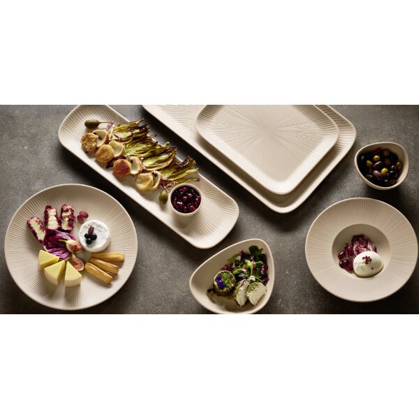 APS Assiette creuse NERO, diamètre: 225 mm, sable