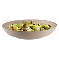 APS Speiseteller NERO tief, Durchmesser: 225 mm, sand