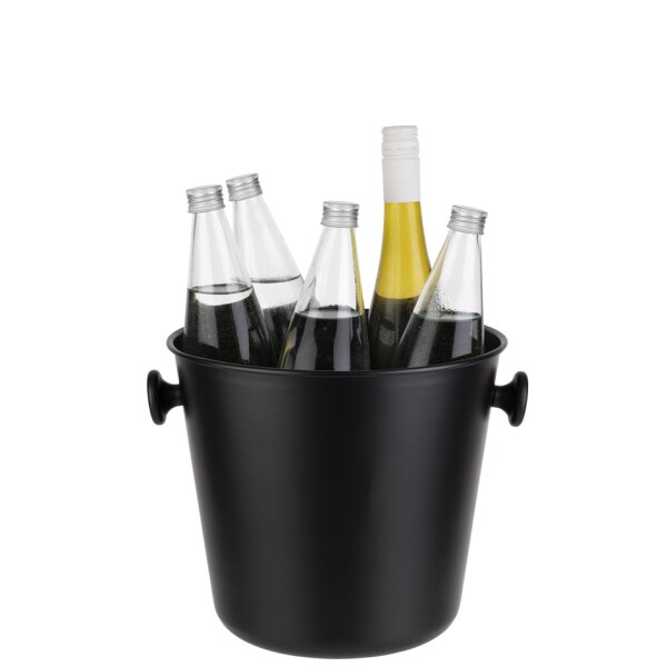 APS Support de table pour seau à vin/champagne, noir