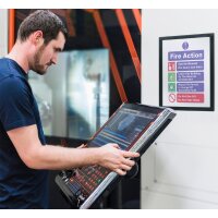 Bi-Office Cadre magnétique, A3, noir