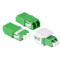LogiLink LWL Kupplung-Set, 2x LC Duplex, ohne Flansch,...