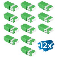 LogiLink LWL Kupplung-Set, 2x LC Duplex, ohne Flansch,...
