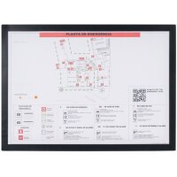 Bi-Office Cadre magnétique, A4, noir