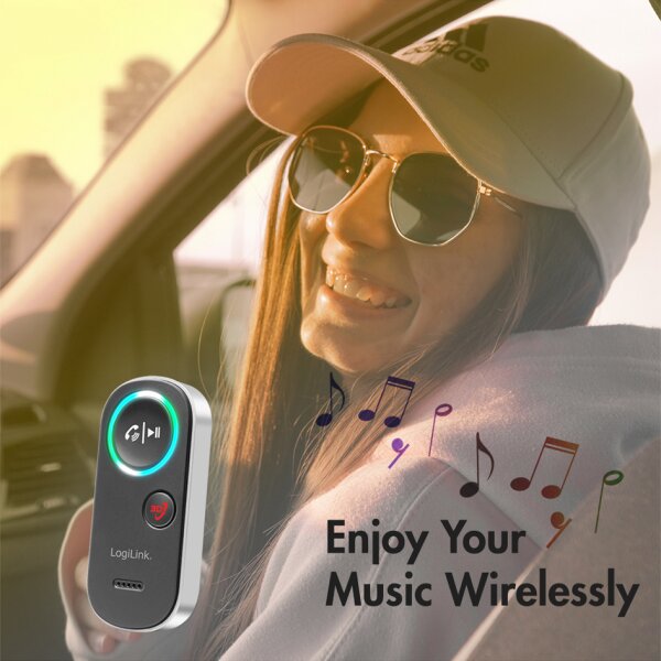 LogiLink Récepteur audio 3D BT 5.4, bluetooth, noir