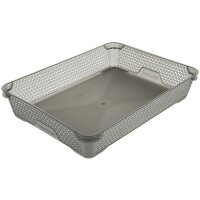 keeeper Corbeille de rangement mirko, A4, crystal-grey
