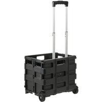 keeeper Chariot de transport olli avec boîte pliante, 45 L