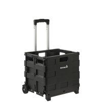 keeeper Chariot de transport olli avec boîte pliante, 45 L