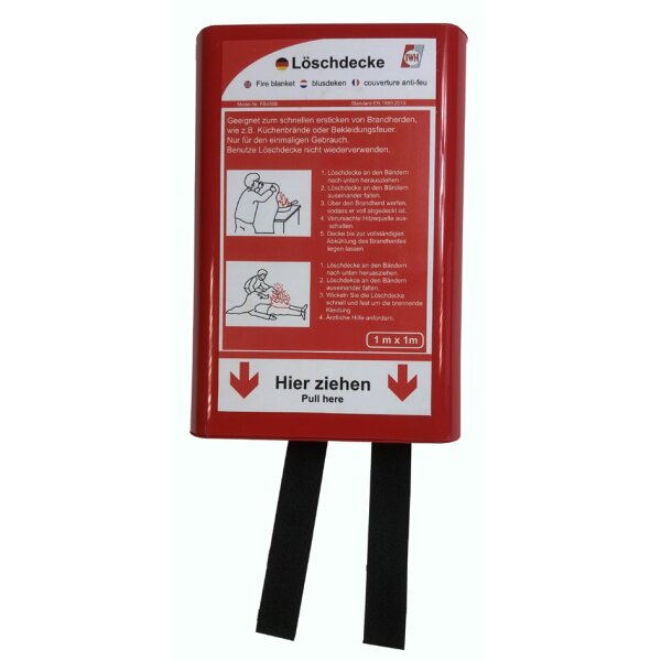 IWH Feuerlöschdecke, DIN EN 1869, Glasgewebe
