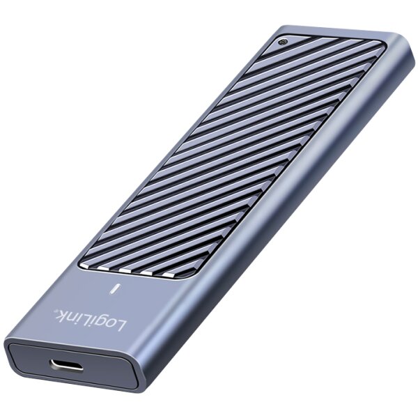 LogiLink Boîtier USB 3.2 Gen 2x2 pour M2 NVMe & SATA SSD