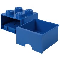 LEGO Schubladenbox STORAGE BRICK DRAWER 4, 1 Schub, blau